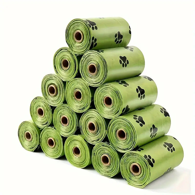 Thickened Leak-Proof Pet Waste Bags w/ Dispenser