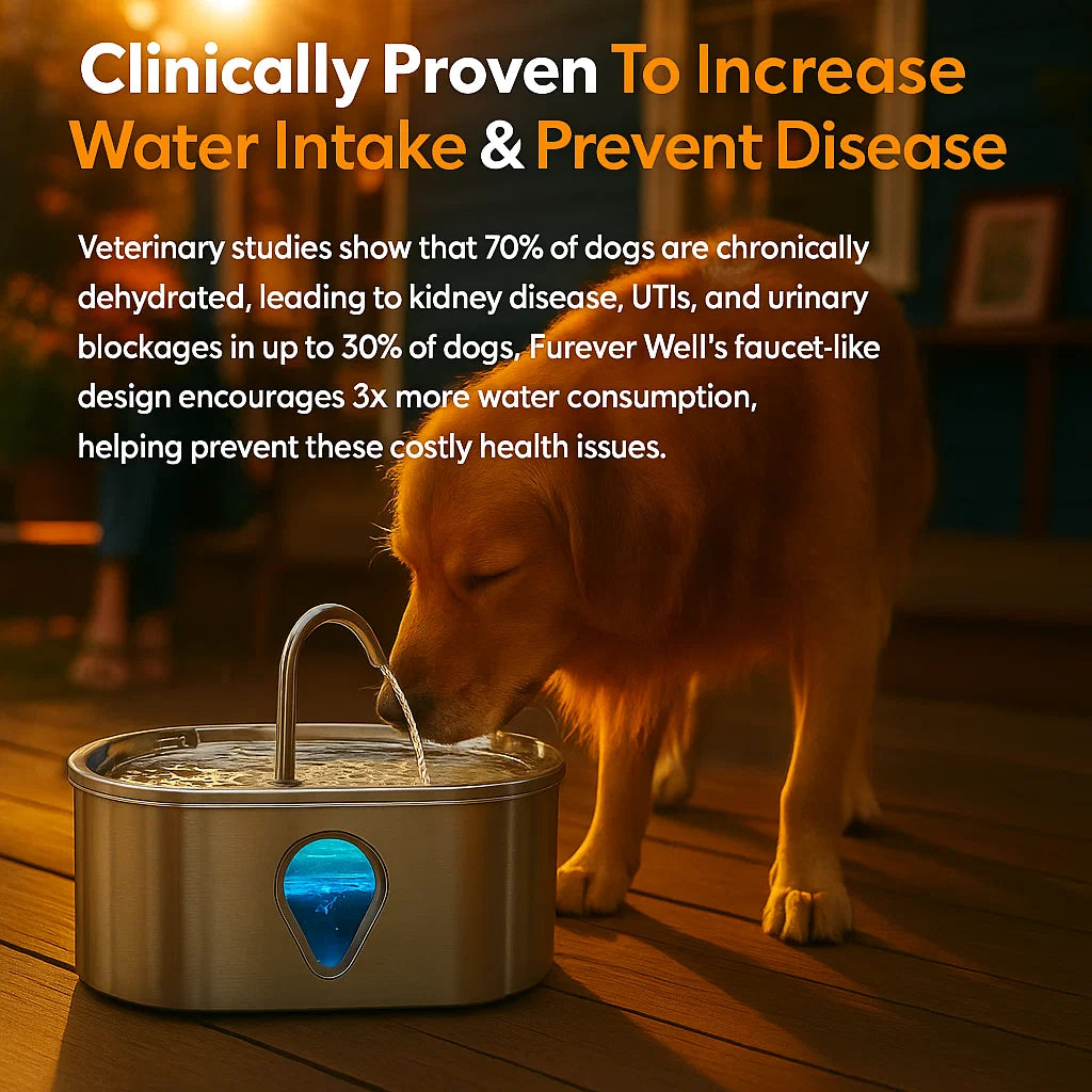 FreshFlow Stainless Steel Water Fountain™