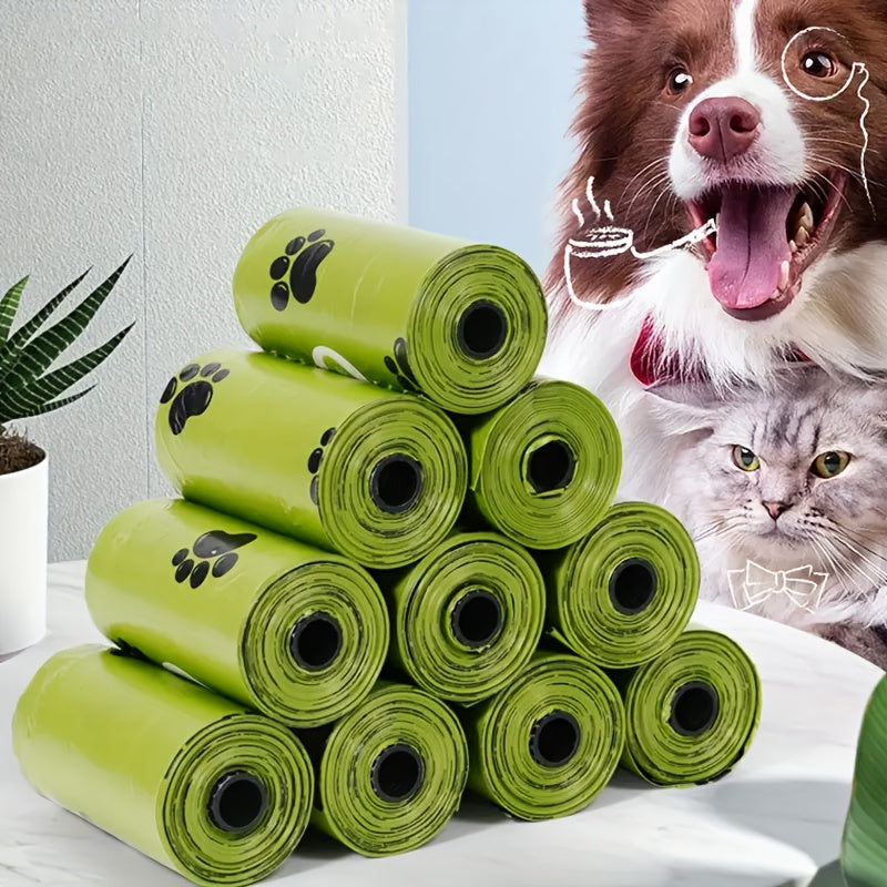 Thickened Leak-Proof Pet Waste Bags w/ Dispenser