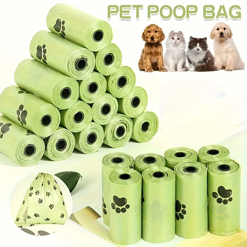 Thickened Leak-Proof Pet Waste Bags w/ Dispenser